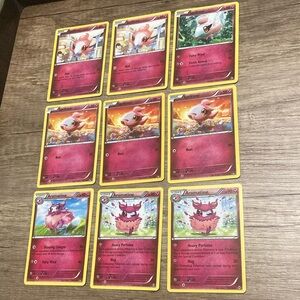 Pokémon TCG Spritzee/Aromatisse Bundle (9 Cards)